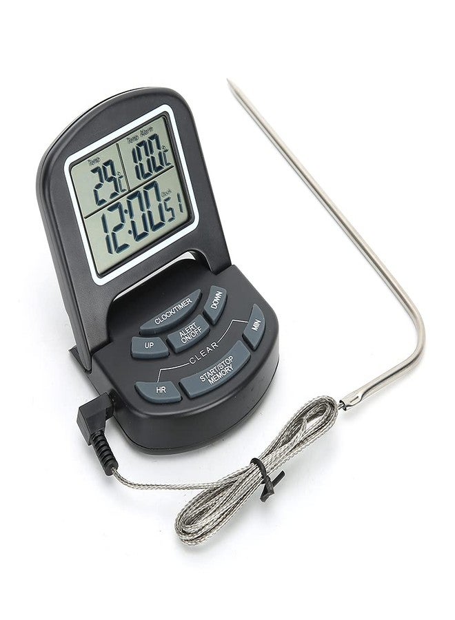 Okuyonic Probe Digital Highly Accurate Cooking Timer Kitchen for Home, Digital Meat Food Thermometer, Kitchen Cooking Thermometer with Timer for Cooking Turkey Fish Beef - Image 2